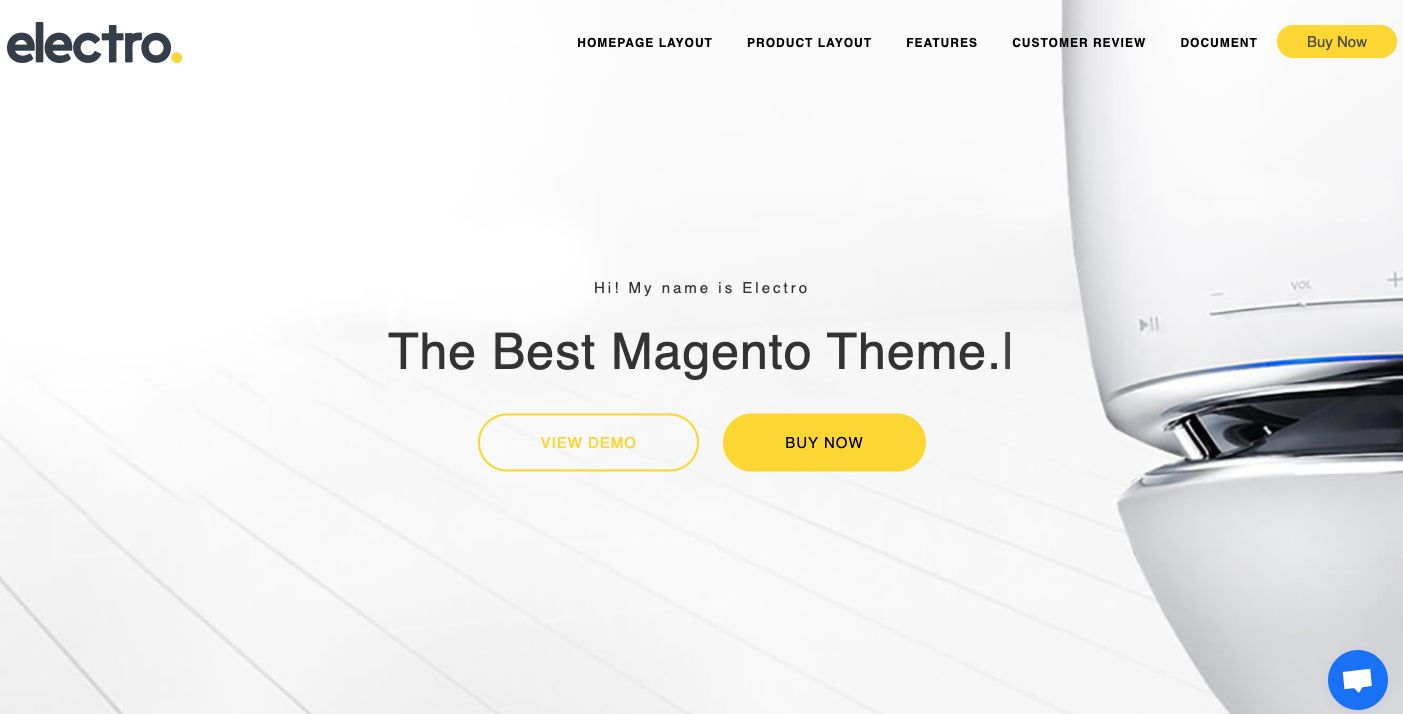 Electro is the best Magento mobile theme for stores that need extensive Magento versions and browser compatibility.