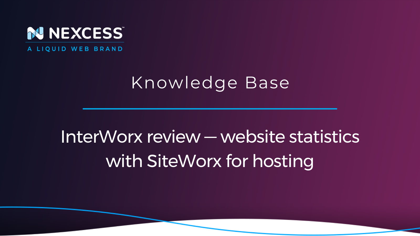 InterWorx review — website statistics with SiteWorx for hosting