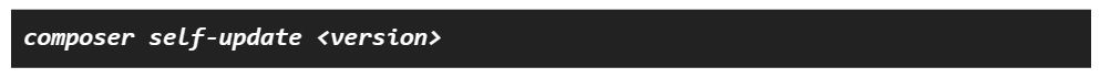 By providing the version number to self-update, you can also upgrade or downgrade to a specific version.