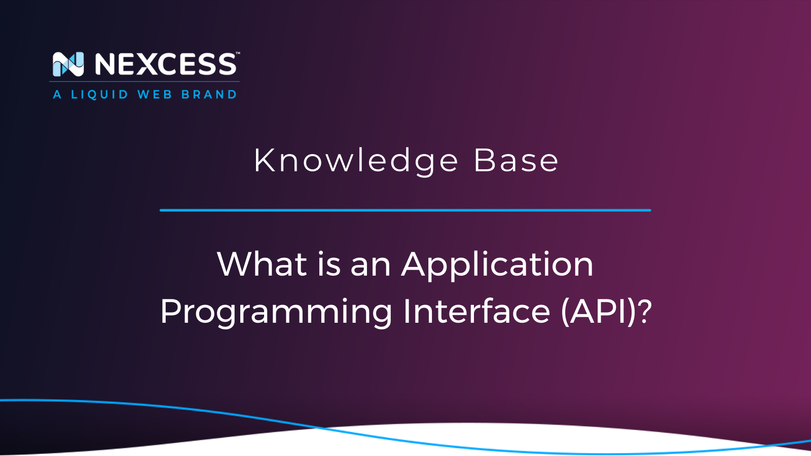 What An Application Programming Interface API Is 2023 Nexcess   1f57d32f0e5ea2afa7072504a0e5435b5a747131 1600x900 