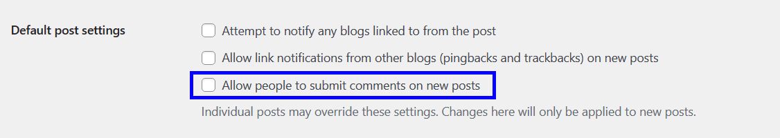 How to disable comments on WordPress. 