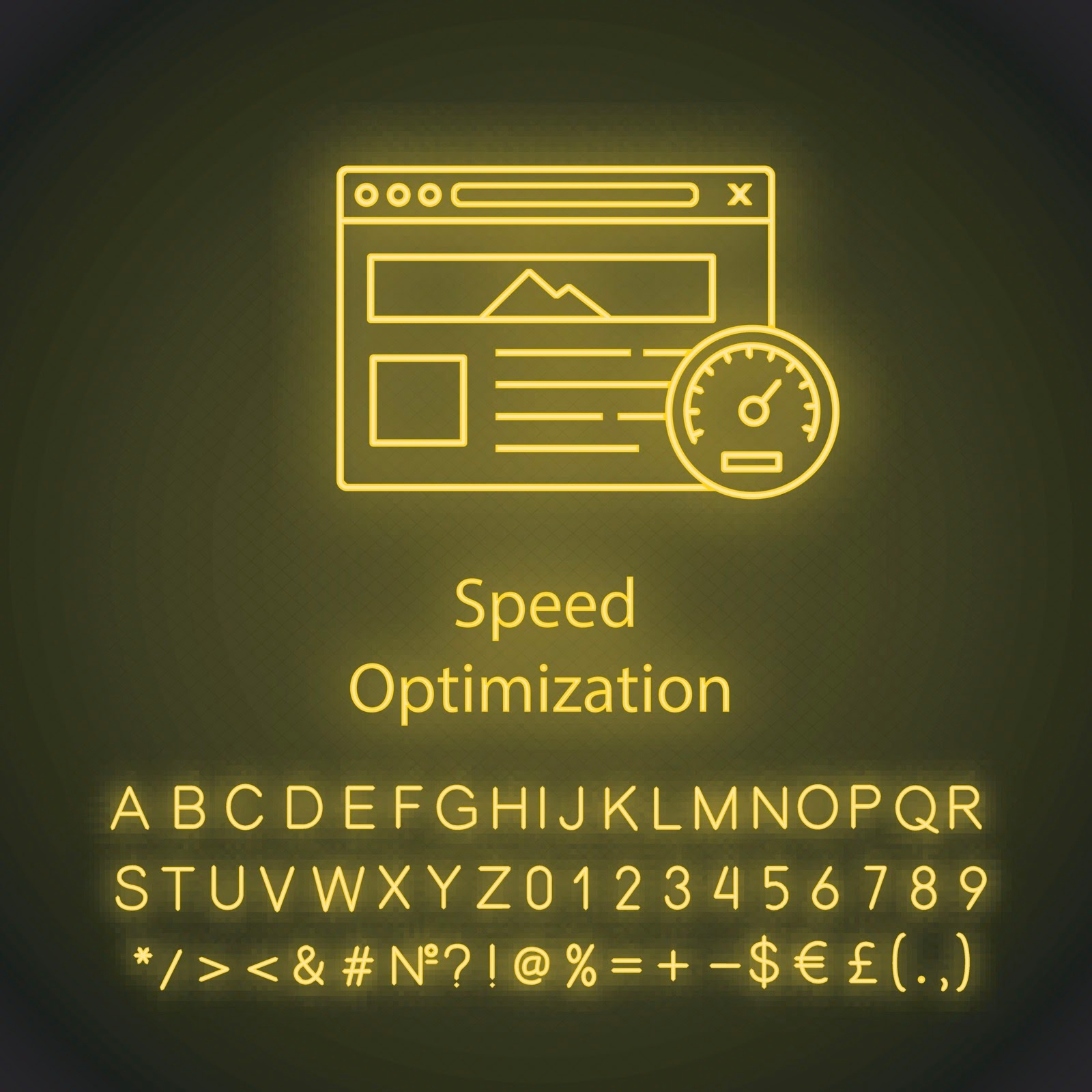 SEO page speed optimization graphic