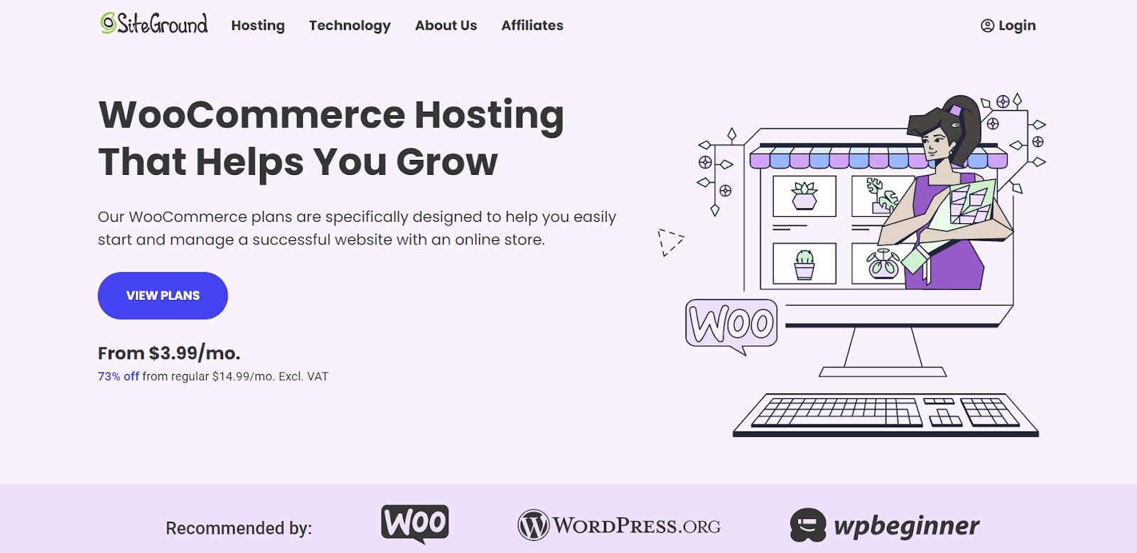 SiteGround is one of the best WooCommerce hosting services and runs on Google Cloud.