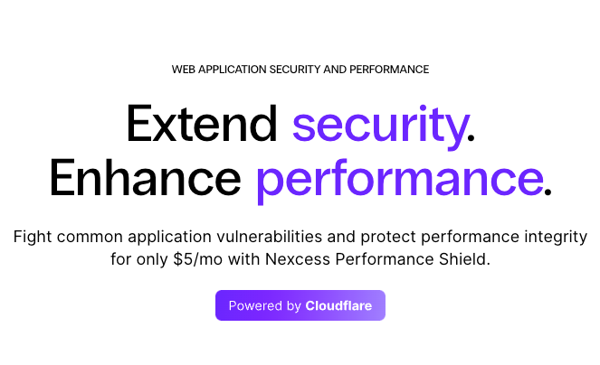 Nexcess Performance Shield