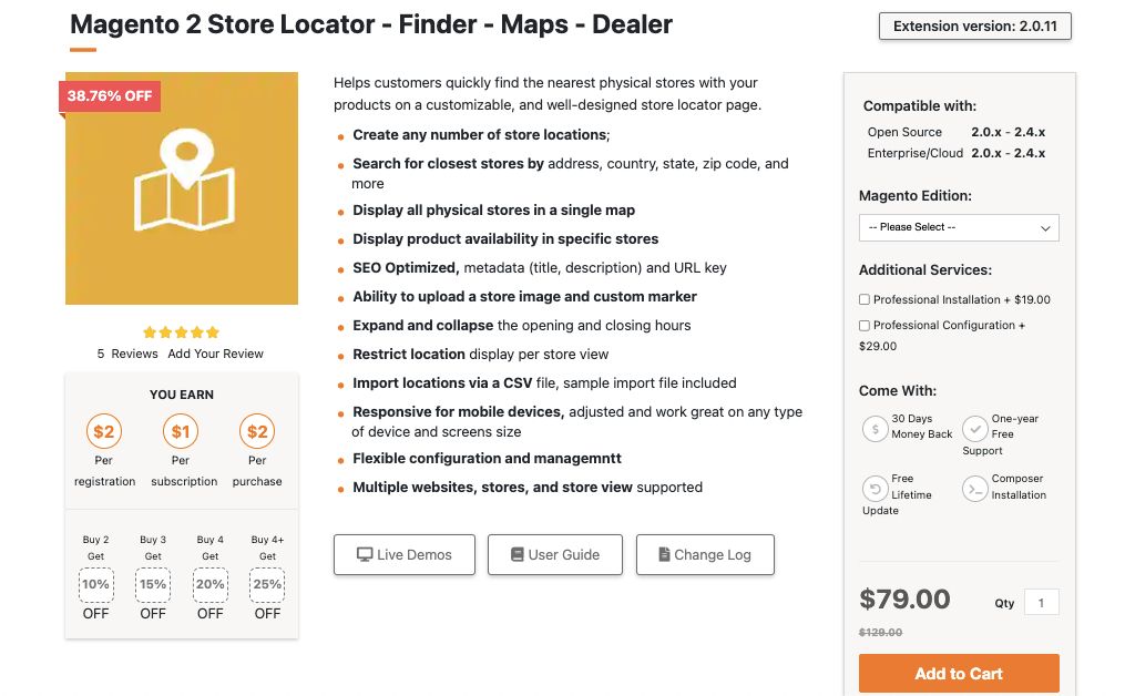 Ulmod Store Locator & Dealer Map List is the best Magento store locator extension for mobile-friendly design.