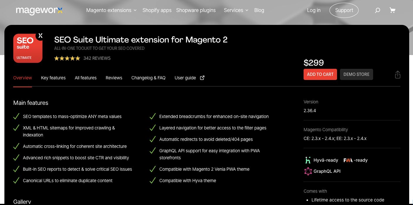 SEO Suite Ultimate by Mageworx is the best Magento 2 SEO extension for command-line interface (CLI) SEO automation.