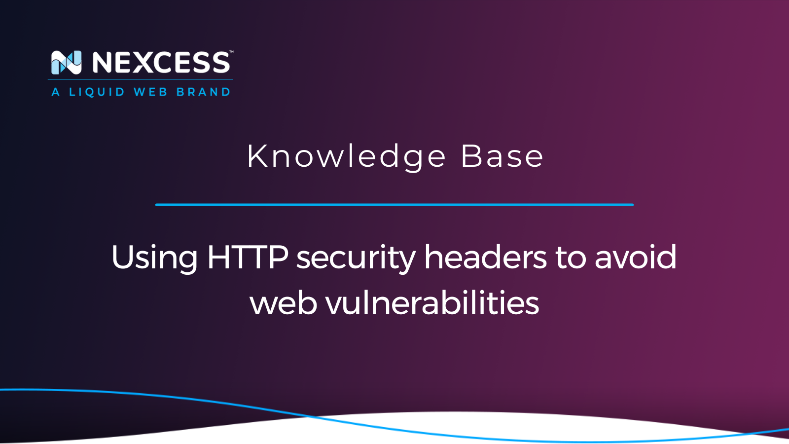 Using HTTP security headers to avoid web vulnerabilities