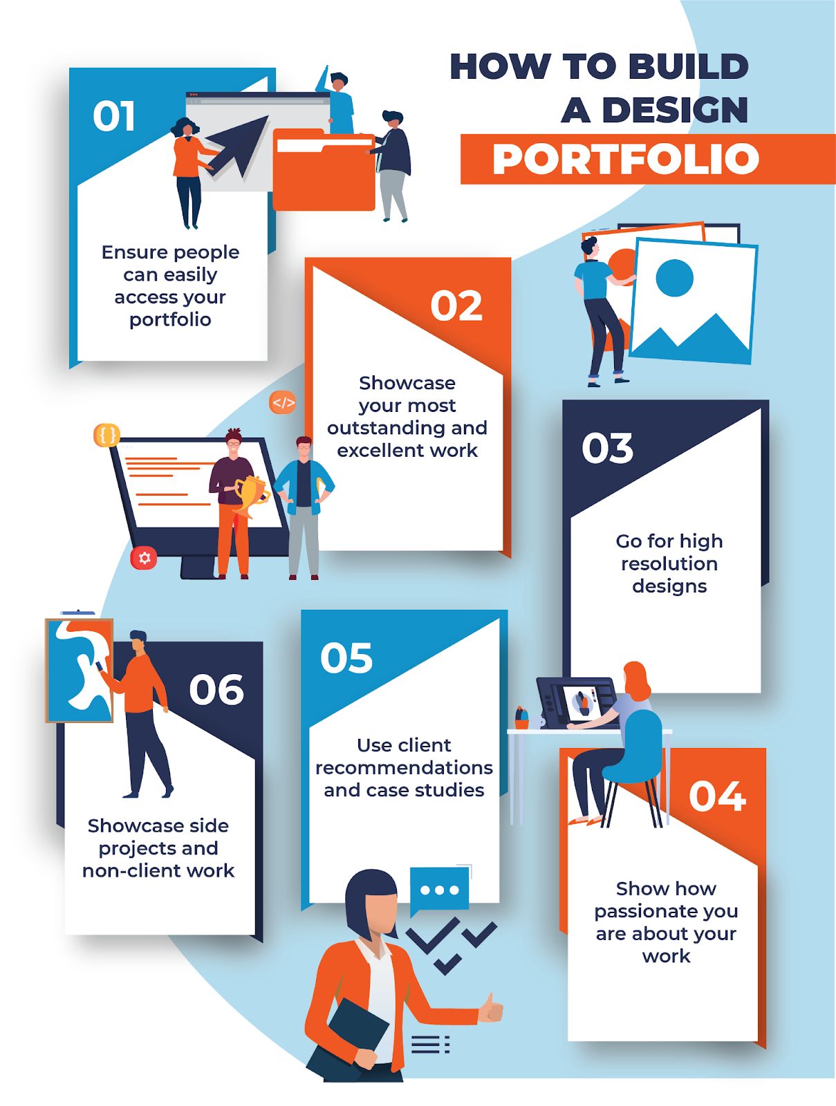 How to deals create a portfolio