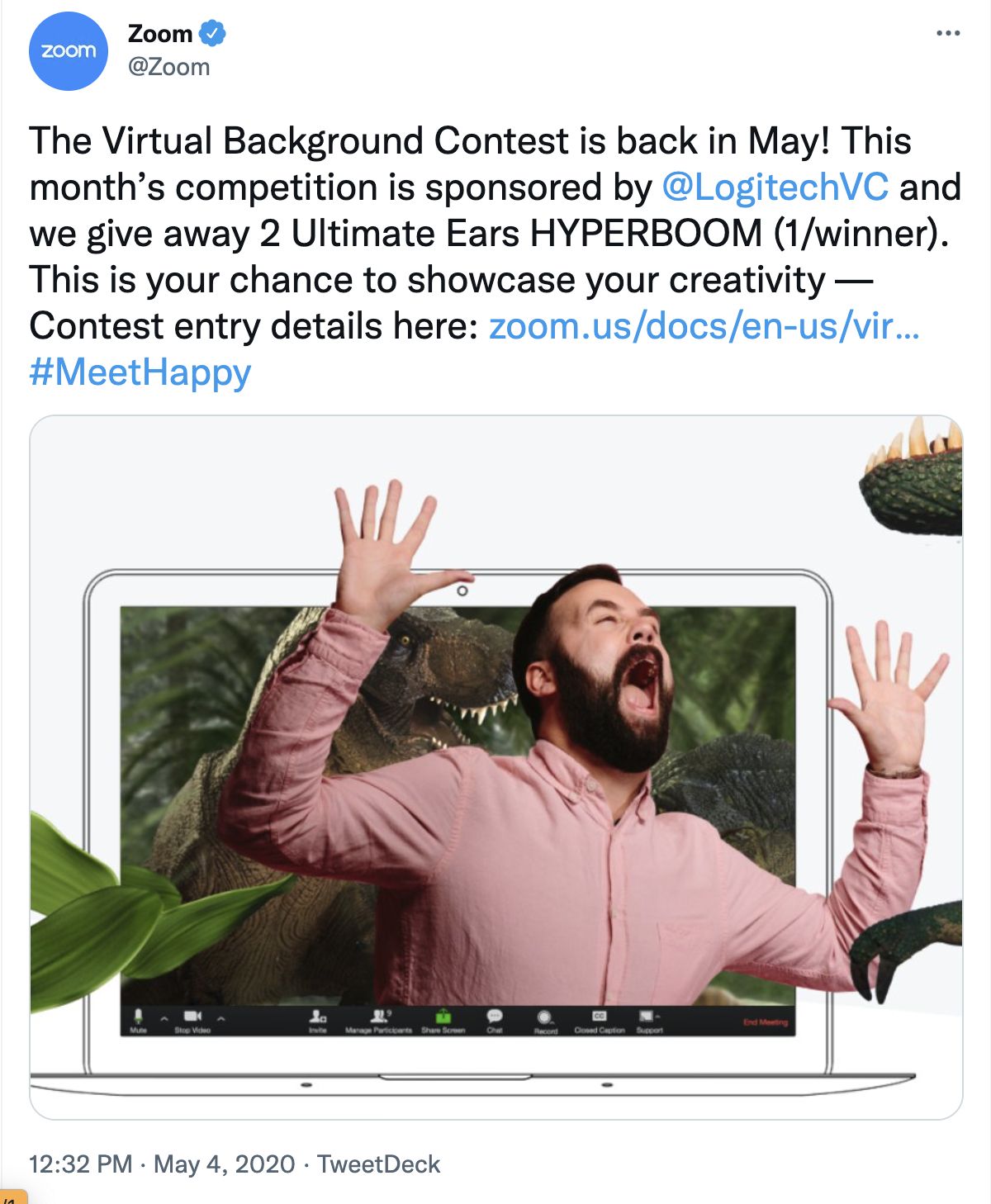 Zoom's virtual background contest became a viral marketing campaign