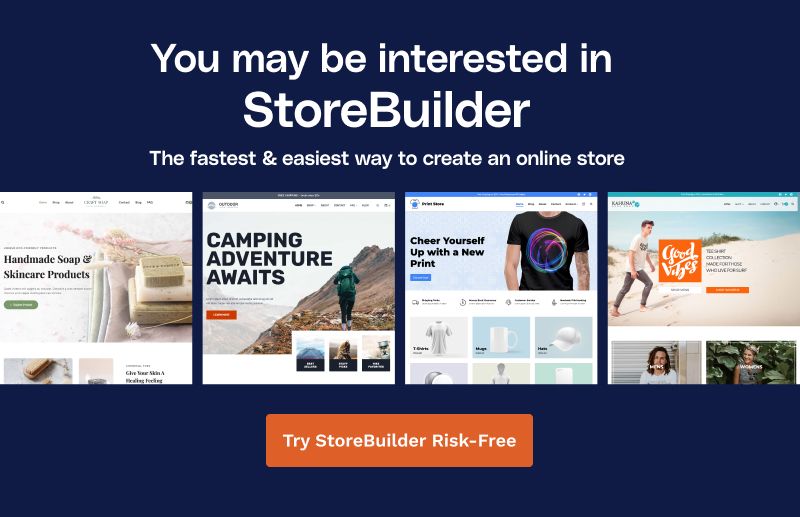 You may also be interested in StoreBuilder