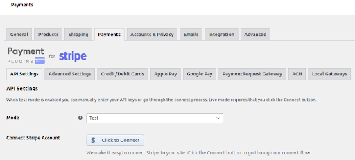 Step #3: Establishment of a Stripe Payment Gateway Connection