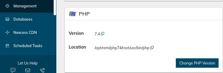 If your website's PHP version is incompatible with the server configuration, you will receive an HTTP 500 Internal Server Error. To fix it, you can check the server logs to see what compatible PHP version you need based on your requirements and install it via the Management tab under your plan from your Nexcess Client Portal.