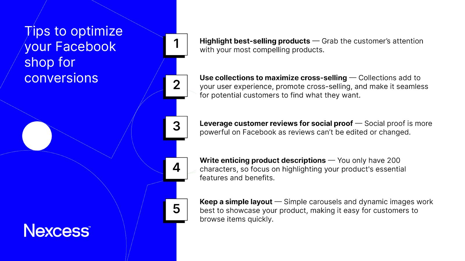 Tips to optimize your Facebook shop for conversions.