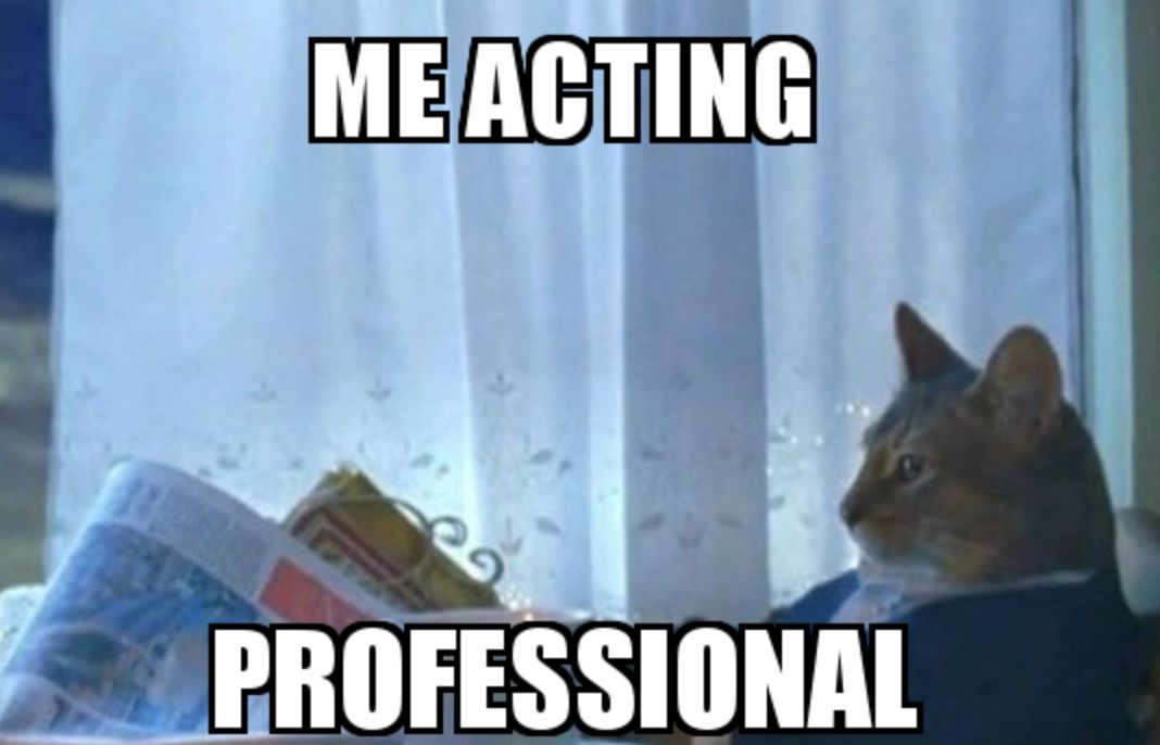 Me acting professional