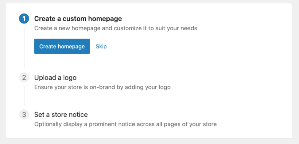 Customizing your homepage in WooCommerce