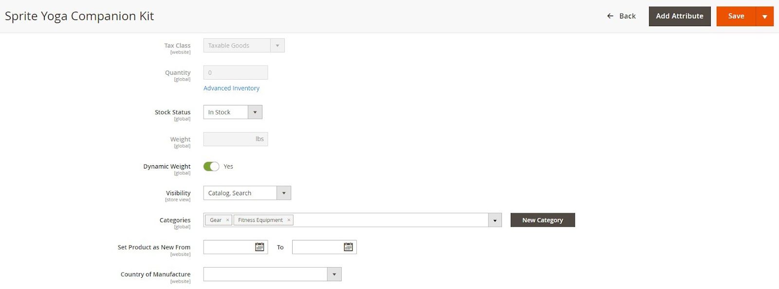 configure basic bundle product settings