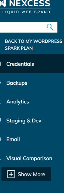 In the portal, find the site you want to monitor using New Relic. Next, click the Show More button at the bottom of the sidebar, and then you will be able to access the Integration tab.