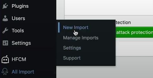 Go to your WordPress Admin Dashboard -> install WP All Import plugin -> Activate it.