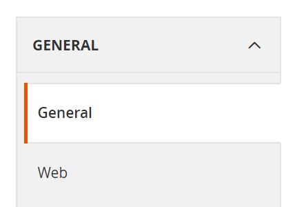 Within the General tab, you’ll need to select Web.