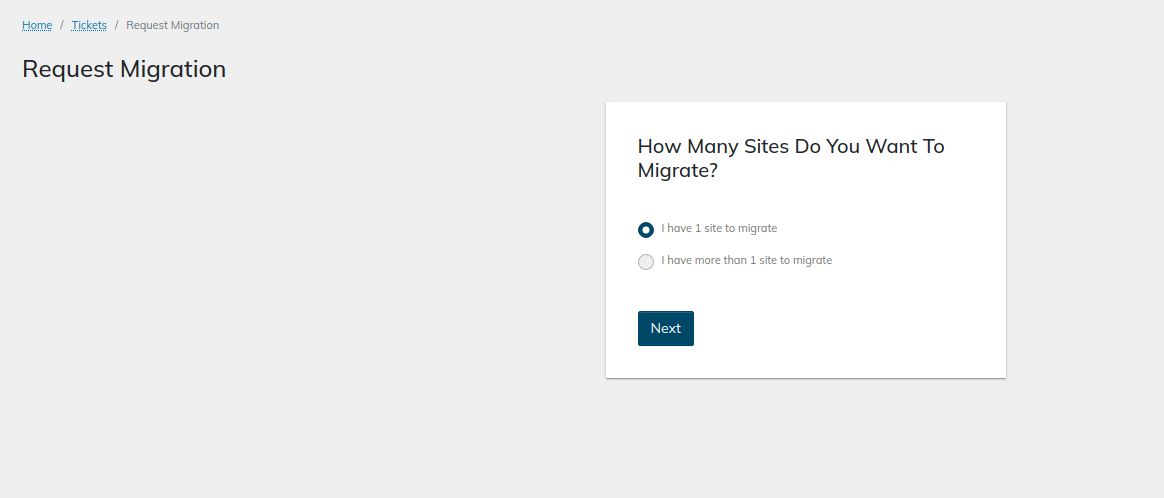 Request Migration