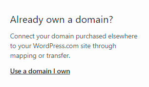 Already own a domain?