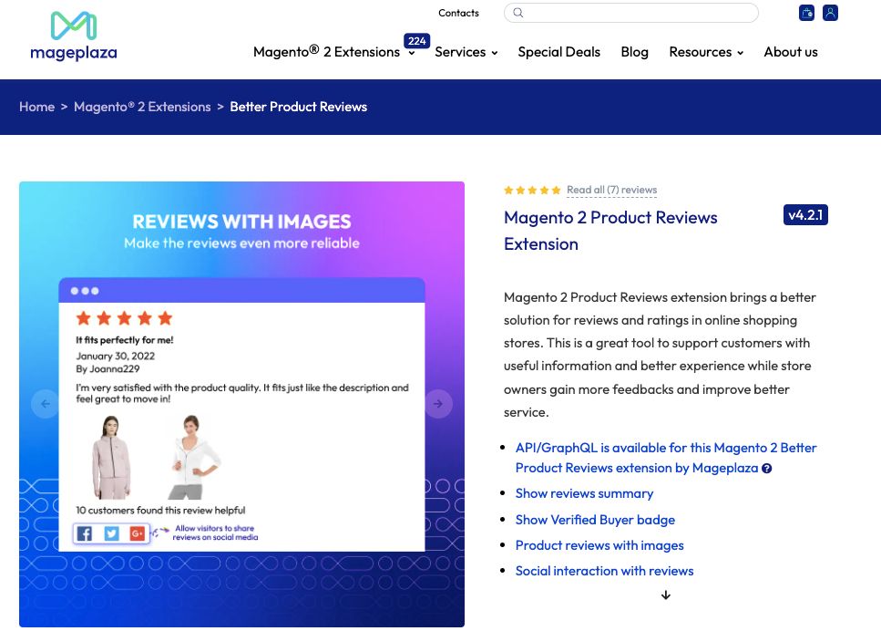 Mageplaza provides the best Magento 2 product review extension for comparing products by reviews.
