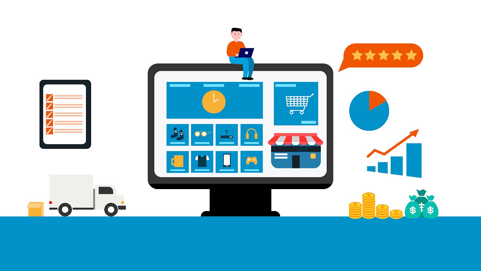 Ecommerce is a high-growth industry that offers scalability.