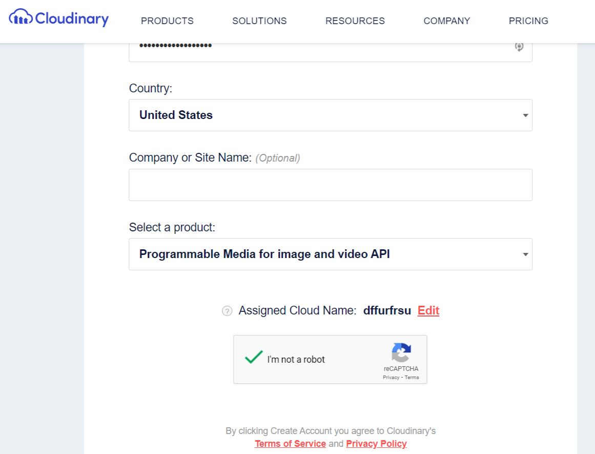 After you have signed up for a Cloudfinary account you will need to check the email address for a validation email and then you will be able to start to integrate your WordPress site with Cloudinary.