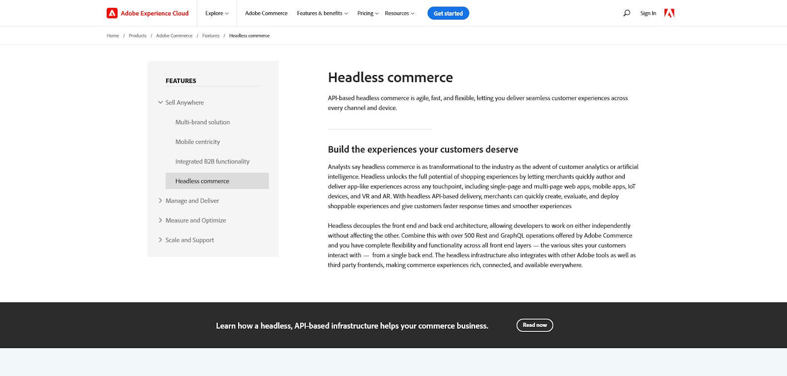 Adobe Commerce (Magento Commerce) headless ecommerce platform
