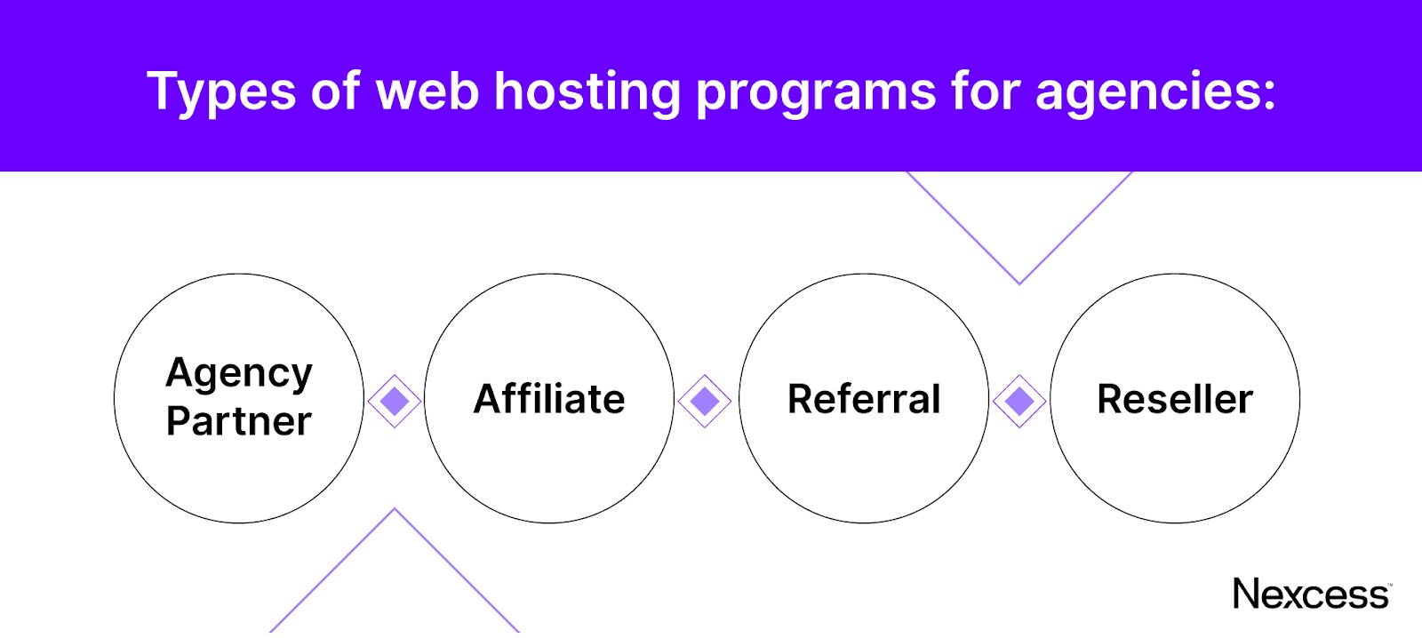 Types of agency web hosting partner programs.