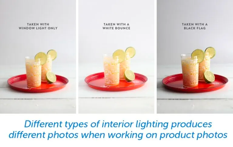 Different types of lighting for ecommerce photography