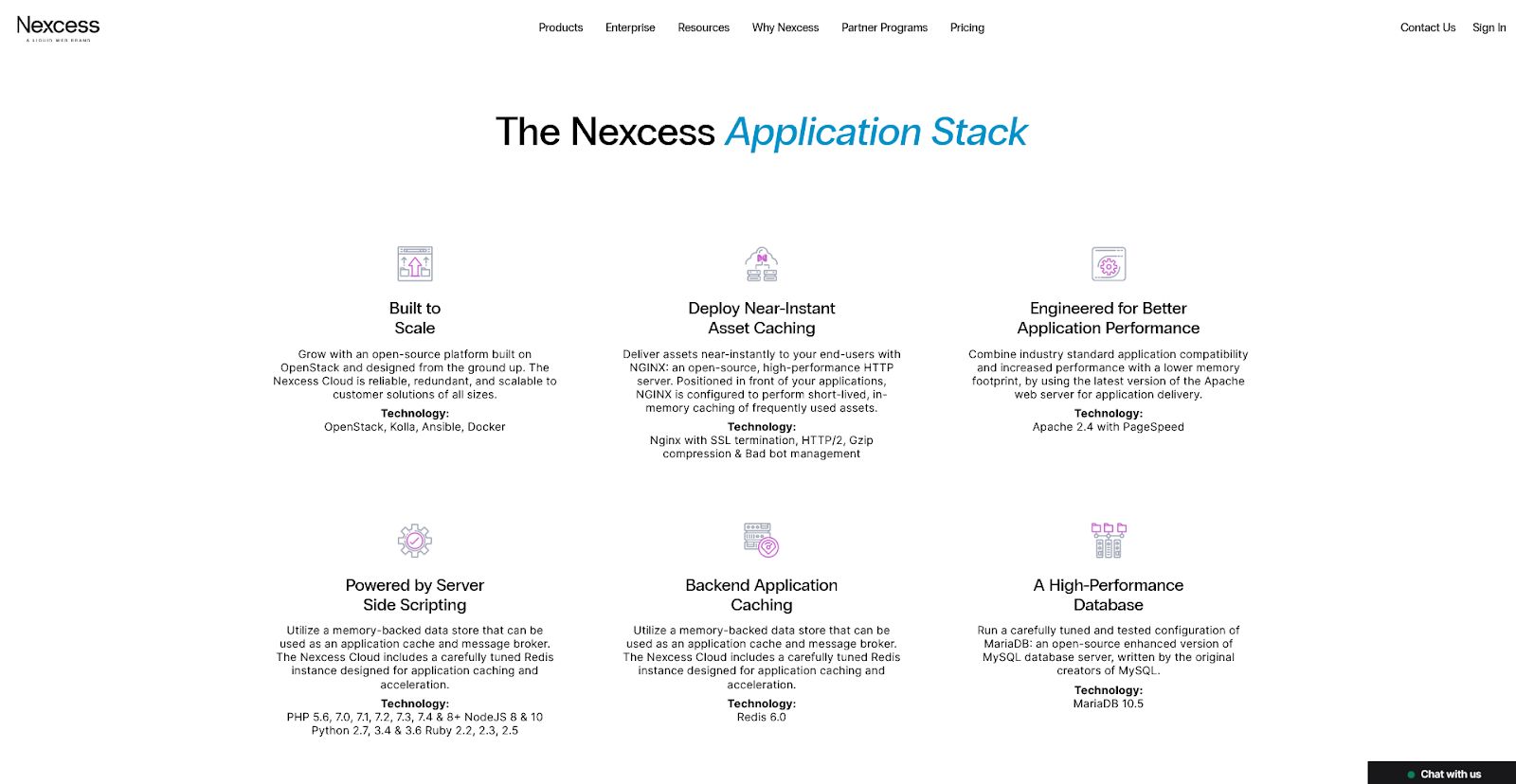 The Nexcess Application Stack.