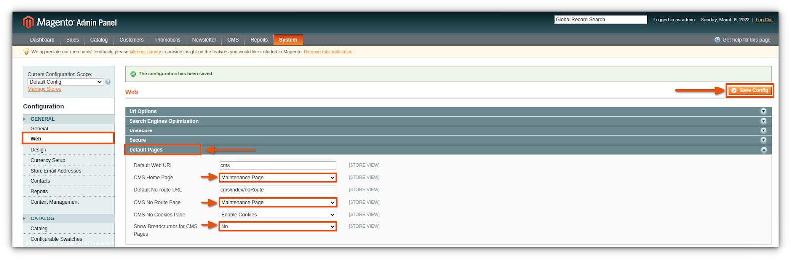 Here are the final configuration steps to perform.