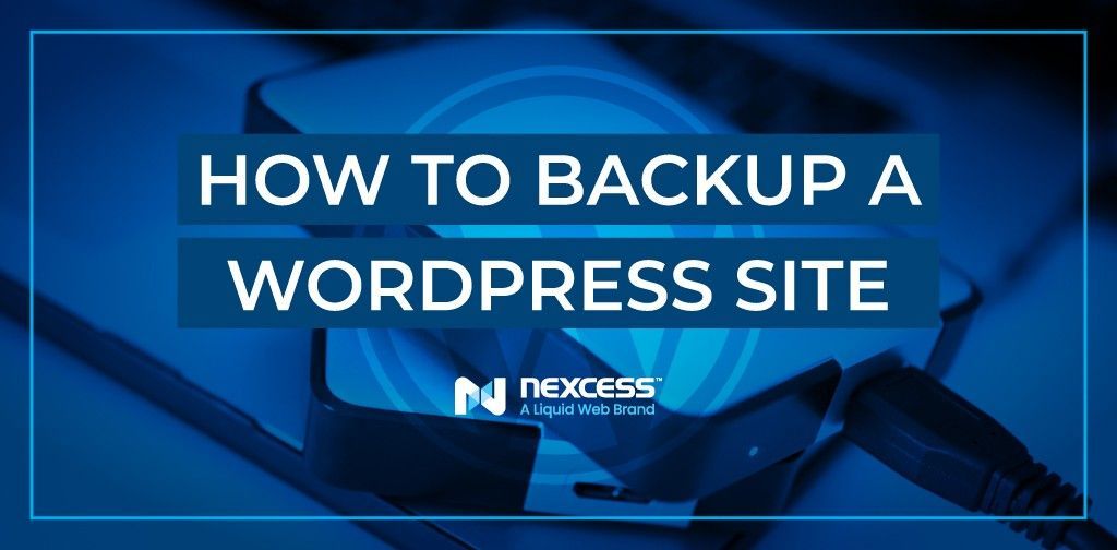 How to backup a WordPress site