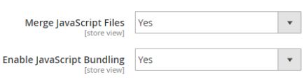 Click on JavaScript settings and switch both dropdowns to Yes values.