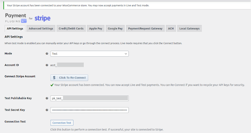 Account ID and Publishable Key