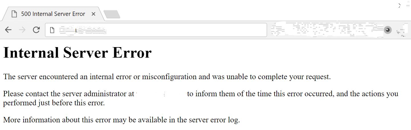 When you access the website with the correct URL or click on a website link, you request the server to display the webpage you are looking for. However, if for some reason the server cannot respond to request, it will report that you are experiencing an HTTP 500 Internal Server Error.