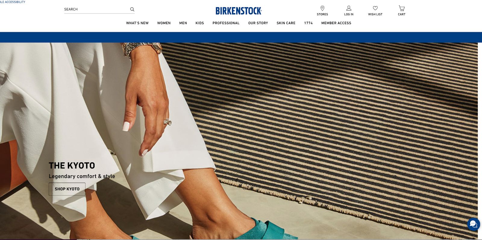 Birkenstock homepage