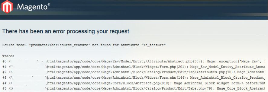 In Magento 1, we can see the entire error message from our browser. Here is the sample output from this kind of Magento issue.