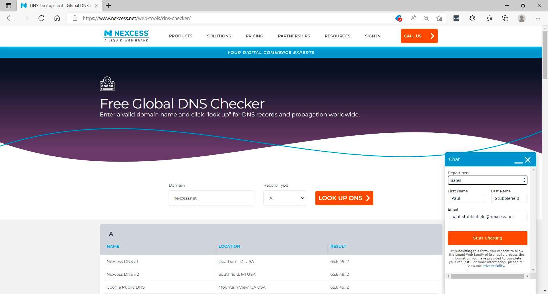 If you want to learn how to find a domain IP address, use our DNS checker tool