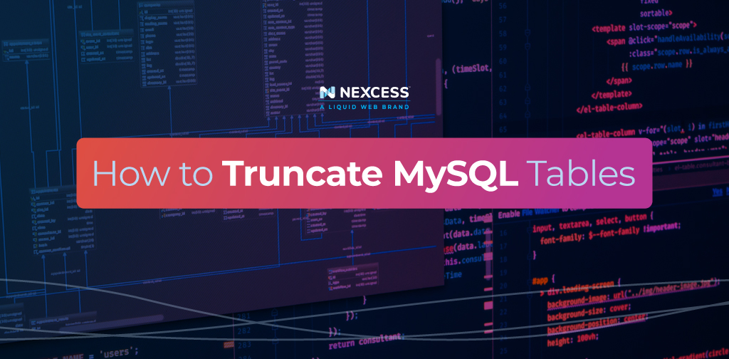 MySQL Truncate cli: \