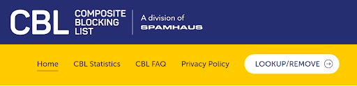 CBL (Composite Blocking List) Blacklist Removal Procedure