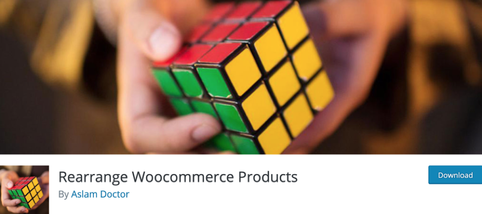 Rearrange WooCommerce Products plugin screenshot