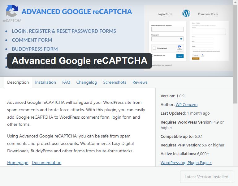 Choose one of the solutions for Google reCAPTCHA integration into WooCommerce based on what areas of your online store you would like to protect.