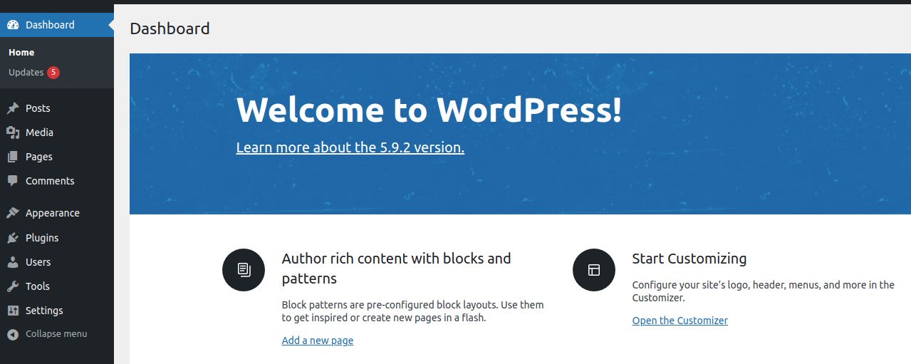 In order to install a WordPress widget, first log into your WordPress dashboard