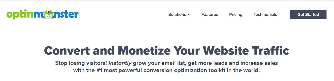 OptinMonster is one of the best WordPress lead generation plugins.
