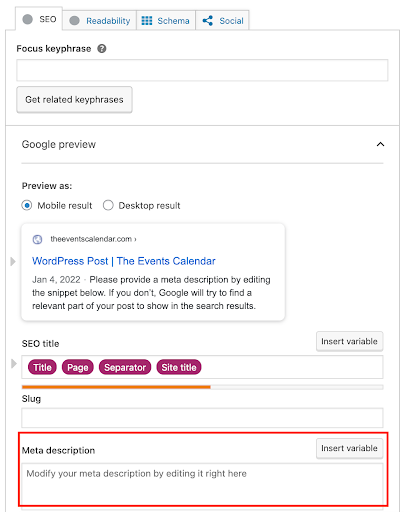 Yoast technical SEO can be done with the plugin