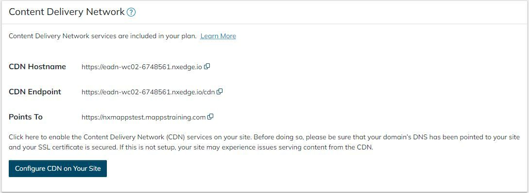 Once you have selected the Expression Engine application and the size of your plan, your Nexcess web hosting plan is ready for Nexcess CDN configuration. 