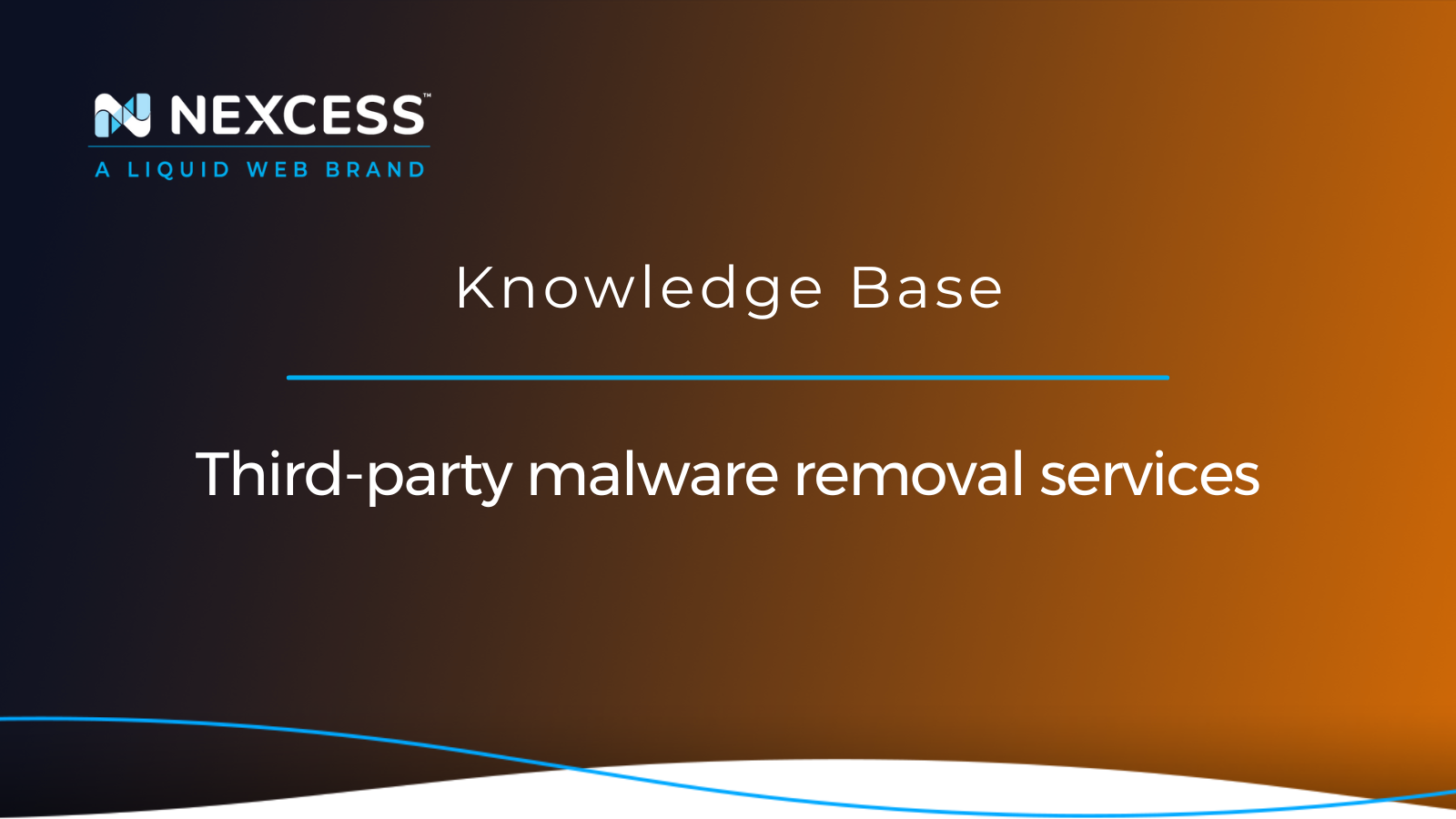 Third-party malware removal services