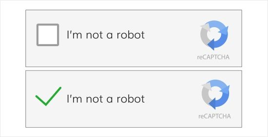 In the most common “CAPTCHA test,” users must check a box next to the text "I'm not a robot.”